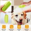 Dog Bath Brush Anti-Skid Pet Grooming Shower Bath Silicone Massage Comb For Long & Short Hair Medium Large Pets Dogs Cats